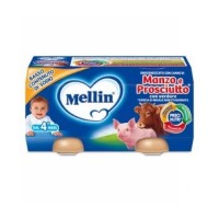 MELLIN OMOGENEIZZATO MANZO PROSCIUTTO VERDURE 2X80G